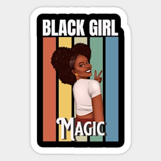 Black Girl Magic, Beautiful Black Woman, Black women, Black Queen Sticker